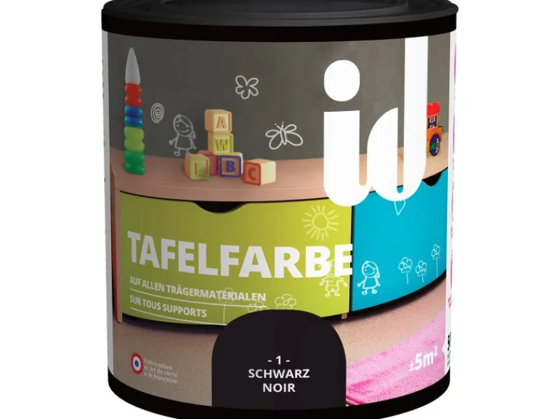 New id Tafelfarbe für die Wand 500 ml Schwarz