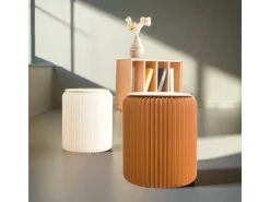 IH Paper Faltbar 1 Sitzer Bank Set aus Kraftpapier mit Kissen ST01W