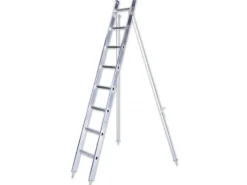 Iller Obstbaumleiter 3,85 AH 1-teilig mit Stützen und 10 Sprossen