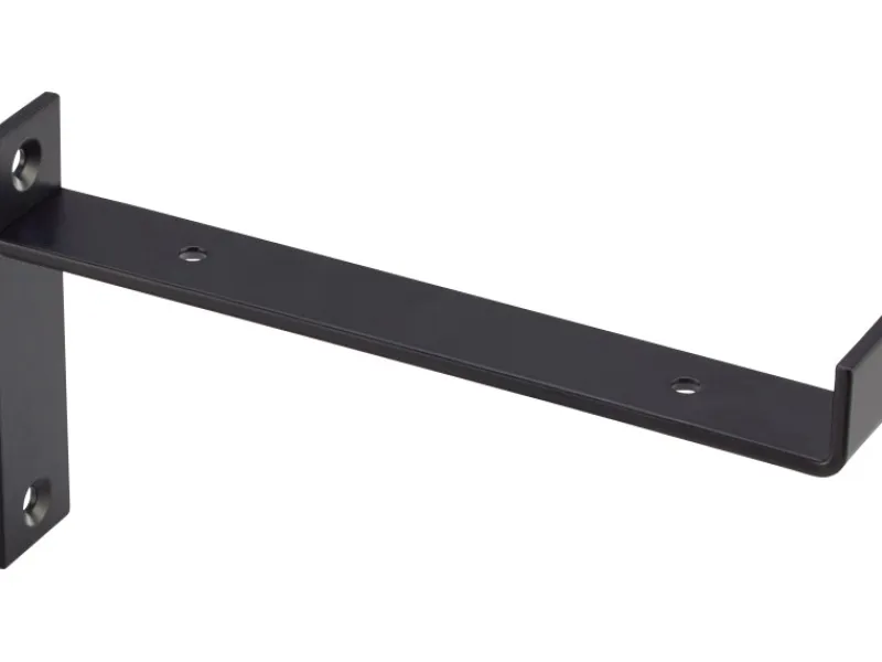 Industrial-Konsole 2er-Set 11 cm x 21 cm Schwarz