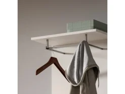 Inn.Furn Garderobe Set Weiß Hochglanz 4-teilig 165 cm Viel Stauraum Grazie