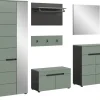 New Inn.Furn Garderoben-Set 6-teilig in Salbei und Grau 255 cm Cooper
