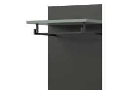 Discount Inn.Furn Garderoben-Set 3-teilig in Salbei und Grau 140 cm Cooper