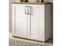 Clearance Inn.Furn Kommode Weiß Lärche Eiche Artisan 95 cm Landhaus Mirano