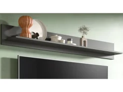 Online Inn.Furn Wandboard in Grau Matt 160 cm Madea