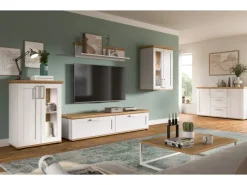 Inn.Furn Wandboard in Weiß Lärche Landhaus 110 cm Mirano