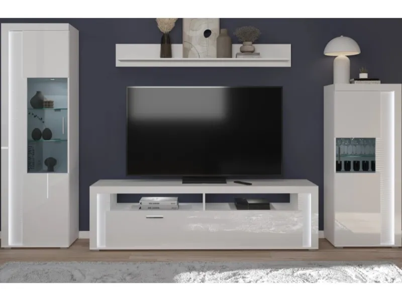 Inn.Furn Wandboard Weiß 170 x 22 cm Wandregal Sunroof