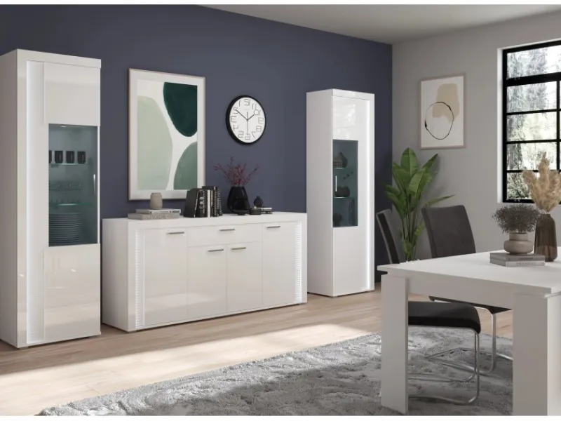 Inn.Furn Wandboard Weiß 170 x 22 cm Wandregal Sunroof