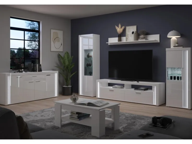 Inn.Furn Wandboard Weiß 170 x 22 cm Wandregal Sunroof