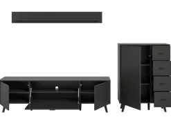 Sale Inn.Furn Wohnwand in Grau Matt 269 cm Madea