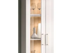 Inn.Furn Wohnwand in Weiß Lärche Landhaus 4-teilig 316 cm Mirano