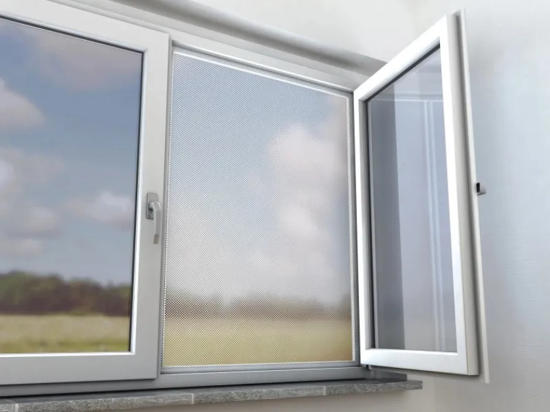 Insektenschutznetz Fenster Weiss 100 x 100 cm