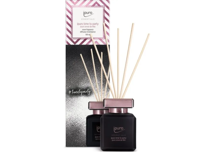 Clearance Ipuro Raumduft Essentials Time To Party 100 ml Rosa/Gold