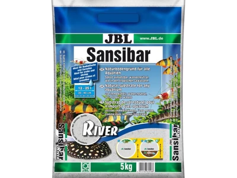 Discount JBL Aquarium Bodengrund Sansibar River 5 kg