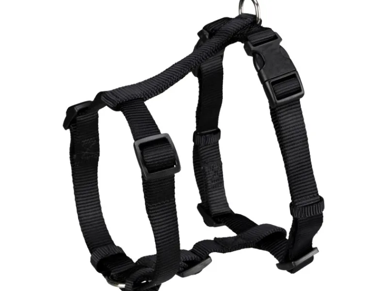 Jollypaw Hundegeschirr M-L 50-75 cm 20 mm Schwarz