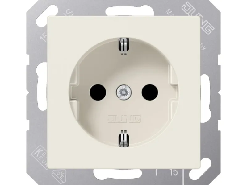 Outlet Jung Steckdoseneinsatz AS500 Weiß