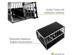 Juskys Alu Hundetransportbox L X