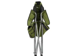 Juskys Campingstuhl Lido mit Flaschenhalterung und Tragetasche Grün