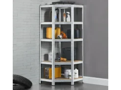 Juskys Eckregal Lagerregal Corner Basic 180 x 70 x 40 bis 70 cm