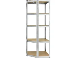 Juskys Eckregal Lagerregal Corner Basic 180 x 70 x 40 bis 70 cm