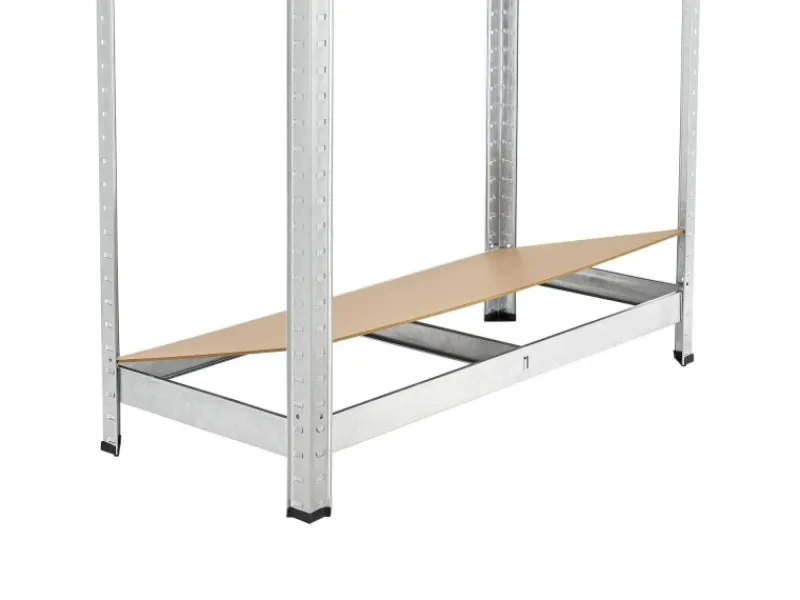 Juskys Eckregal Lagerregal Corner Basic 180 x 70 x 40 bis 70 cm