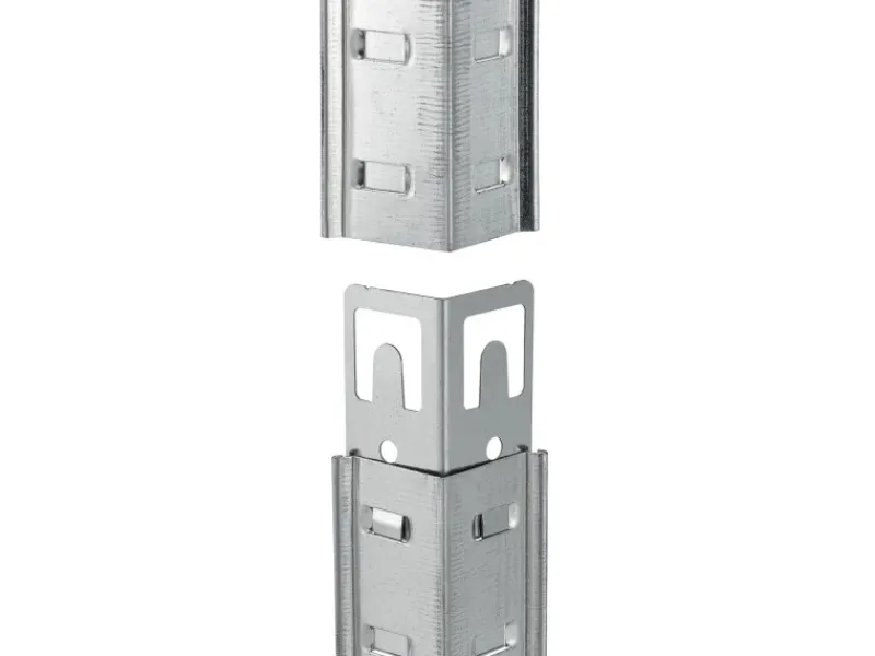 Juskys Eckregal Lagerregal Corner Basic 180 x 70 x 40 bis 70 cm