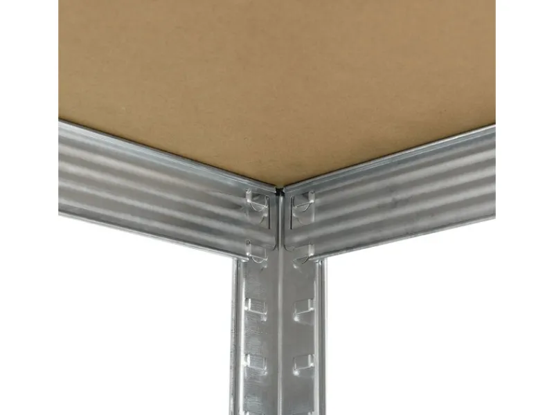 Online Juskys Eckregal Lagerregal Corner Easy 160 x 75 x 40 bis 75 cm Silber