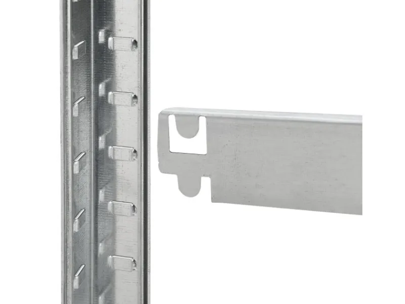 Online Juskys Eckregal Lagerregal Corner Easy 160 x 75 x 40 bis 75 cm Silber