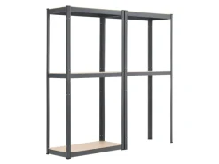 Juskys 2er Set Lagerregal Easy 160 x 80 x 40 cm