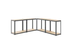 Juskys 2er Set Lagerregal Easy 160 x 80 x 40 cm