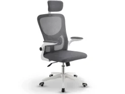 Juskys Ergonomischer Bürostuhl Baltimore Grau