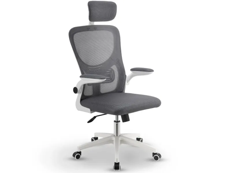 Juskys Ergonomischer Bürostuhl Baltimore Grau