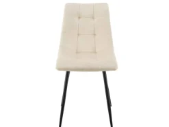 Clearance Juskys Esszimmerstuhl Blanca 6er Set mit Samt Beige