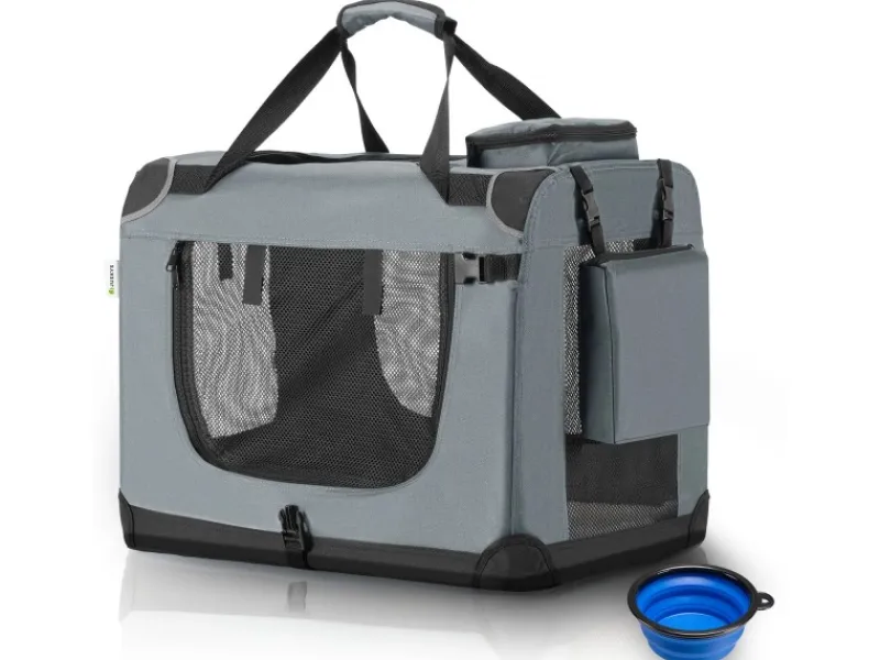 Juskys Faltbare Hundetransportbox Lassie L