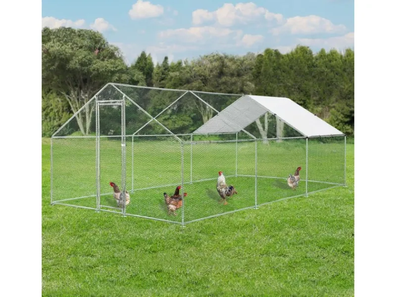 Outlet Juskys Freilaufgehege HLS25T 3x6x2m