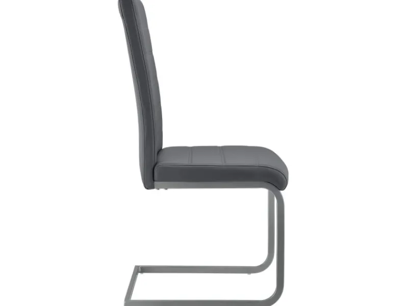 Juskys Freischwinger Stuhl Vegas 2er Set aus Kunstleder