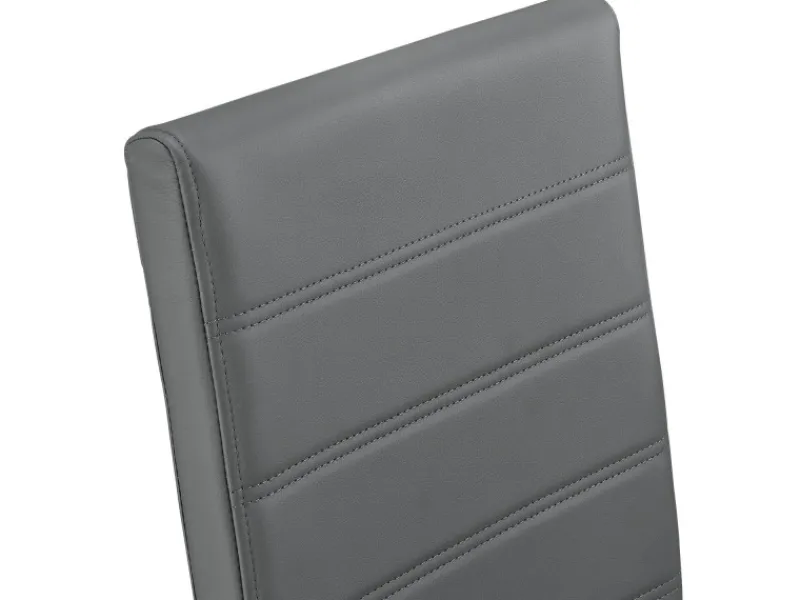 Juskys Freischwinger Stuhl Vegas 2er Set aus Kunstleder