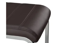 Juskys Freischwinger Stuhl Vegas 2er Set aus Kunstleder