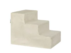 Hot Juskys Haustiertreppe Timmy mit 3 Stufen Beige