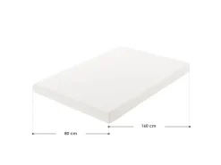 Juskys Kaltschaummatratze 80 x 160 cm