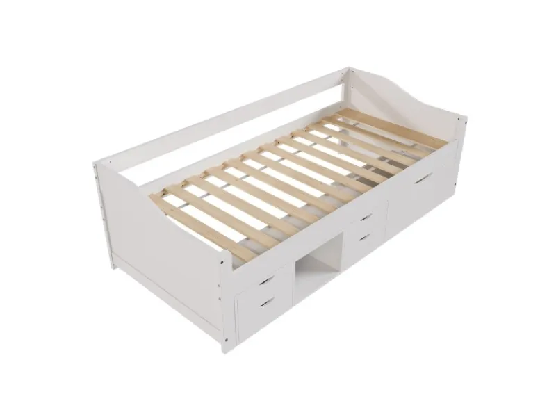 Juskys Kinder Funktionsbett Nalu 90x200 cm