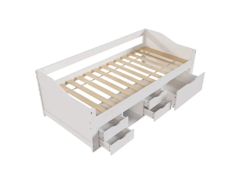 Juskys Kinder Funktionsbett Nalu 90x200 cm