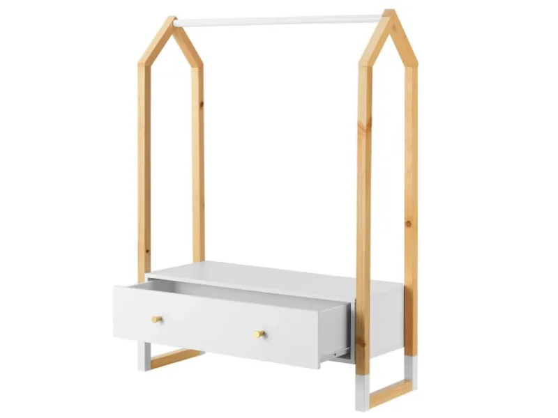 Outlet Juskys Kinder Kleiderständer Filla Mit Großer Schublade