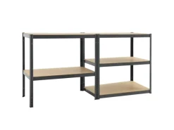 Juskys Lagerregal Basic 200 x 100 x 60 cm