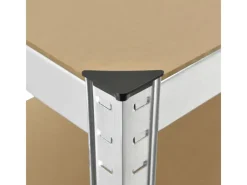 Online Juskys Lagerregal Basic 200 x 100 x 60 cm Verzinkt Silber