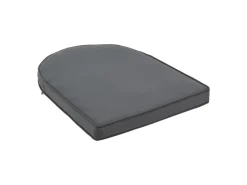 Outlet Juskys Rope Stühle 2er Set mit Sitz und Rückenkissen Dunkelgrau