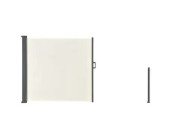 Outlet Juskys Seitenmarkise Dubai 300 x 180 cm Beige