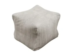 Sale Juskys Sitzsack Chillex mit Hocker L in Stoff Cord Beige