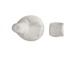 Sale Juskys Sitzsack Chillex mit Hocker L in Stoff Cord Beige