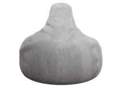 Juskys Sitzsack Chillex mit Hocker L in Stoff Cord